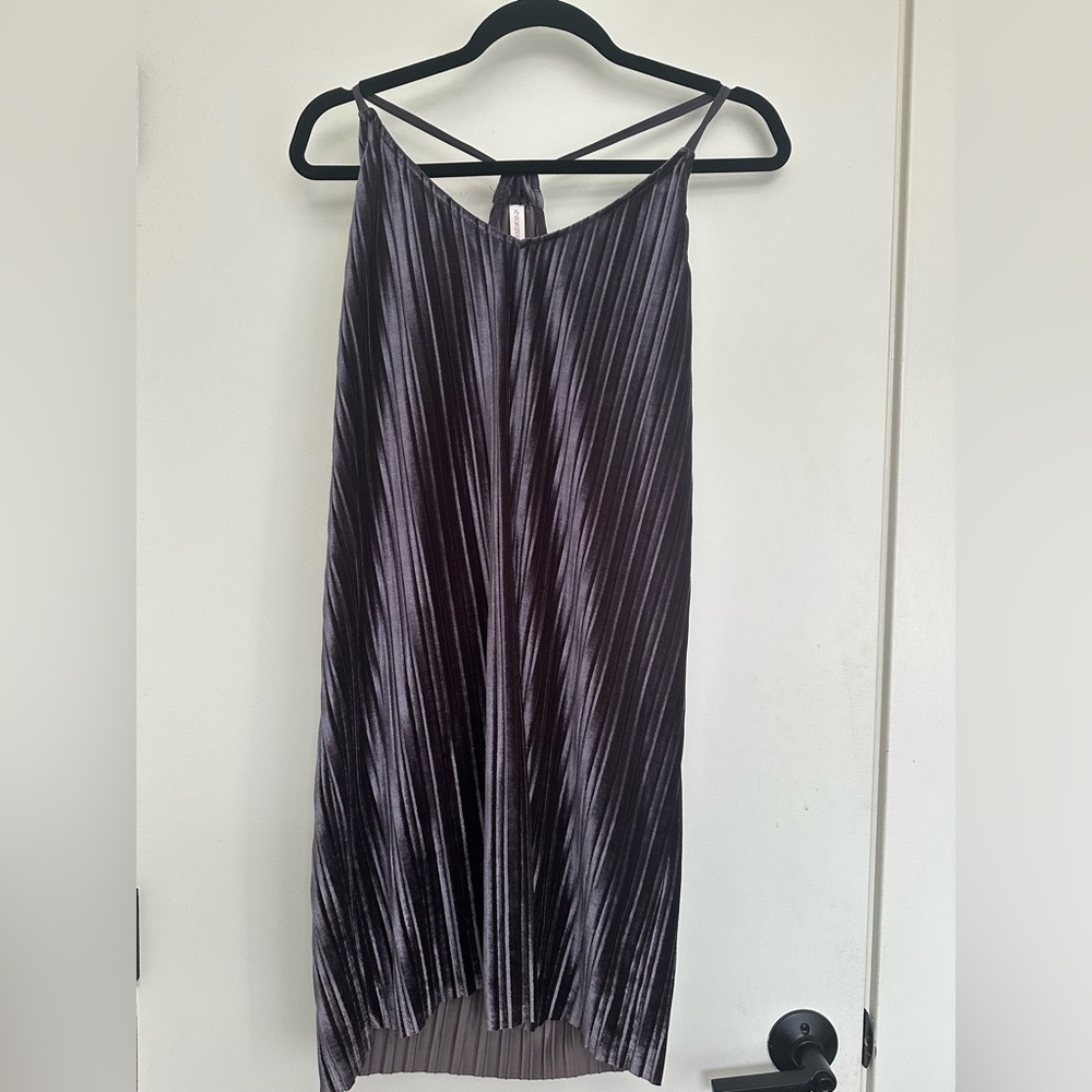 Xhilaration Shimmering Gray Mini Dress